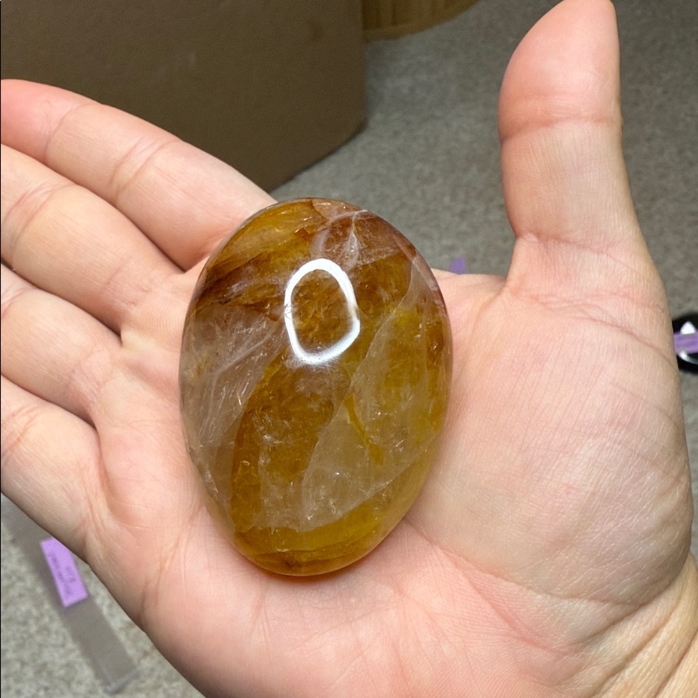 Golden Healer Palm Crystal